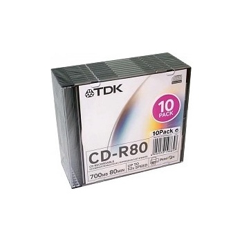 TDK CD-R 700MB 52x, 10ks