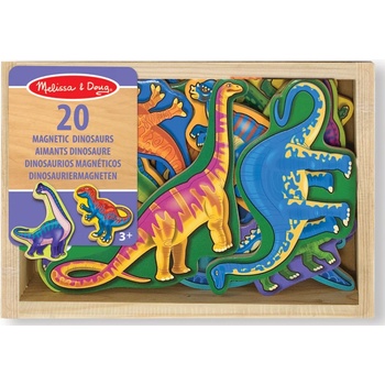 Melissa & Doug - Дървени магнити - Динозаври