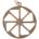 NNM висулка spinning wheel - бронз - osl74