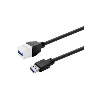 VivoLink Keystone White USB3.0 A-Female to USB3.0 A-Male