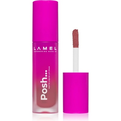 Lamel Posh Matte Liquid Lip Stain dlouhotrvající matná tekutá rtěnka 402 4 g