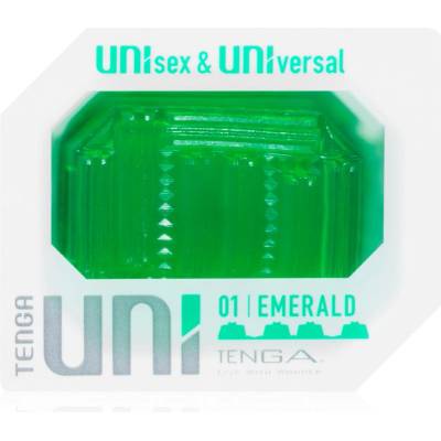 TENGA Uni еднократен мастурбатор Emerald 5, 9 см