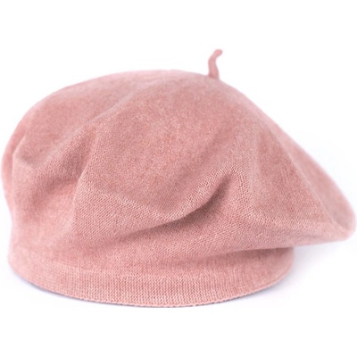 Art of Polo zdobená dámská baretka růžová