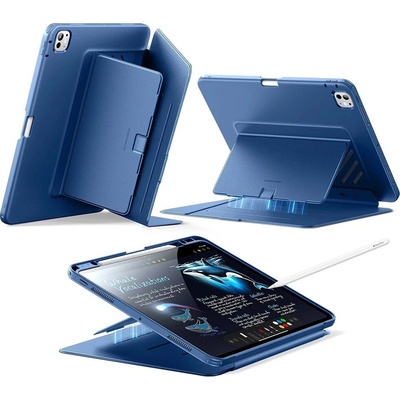 ESR Flip Hybrid s držákem na tužku iPad Pro 11 2024 KF2354275 modrý