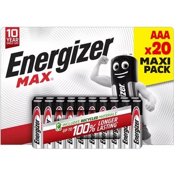 Energizer Батерия, AAA micro, 20 броя, ENERGIZER "Max" 7638900438321 (7638900438321)