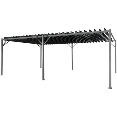 Garden Point terasová pergola Tasos 3x6 m Antracitová