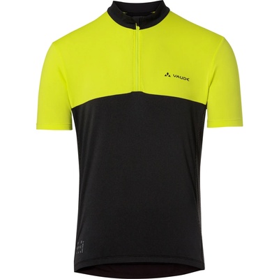 Vaude Мъжка фланелка с къс ръкав за колоездене Vaude Matera Half Zip Tricot Cycling jersey - Bright Green - размер XL (056-2858-0414)