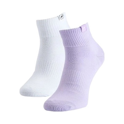 4F Socks Cas F395 (2Pack) biela/fialová