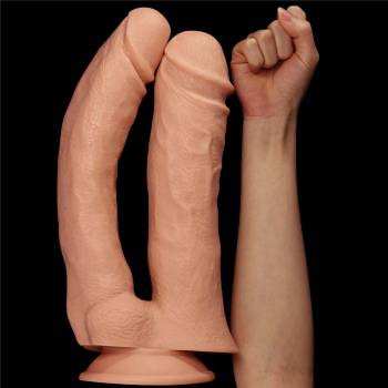 Image 1 of Lovetoy Realistic Mega Double Dildo 12" Skin