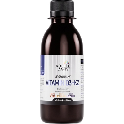 Adelle Davis Lipozomálny vitamín D3 + K2 200 ml