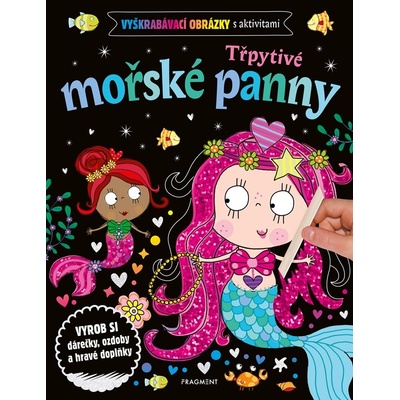 Vyškrabávací obrázky s aktivitami Třpytivé mořské panny – Zboží Dáma
