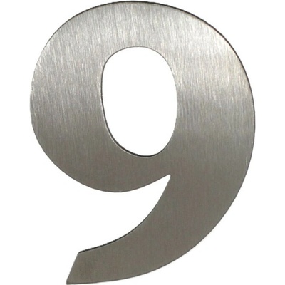 Domové číslo popisné 120mm nerez č.9 Nerez