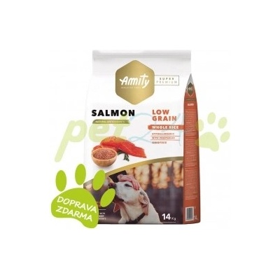 Amity Low Grain dog Salmon & Rice 18 kg