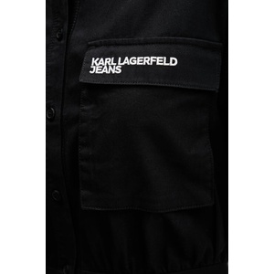 Karl Lagerfeld Jeans рокля тип риза от памук (B2W13035)