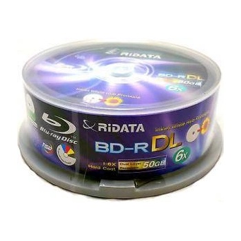 Ritek Blu-Ray RiDATA BD-R 50Gb 4X (Printable) - 15бр. в шпиндел
