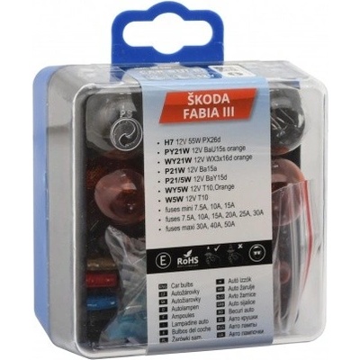 Compass Žárovky servisní box ŠKODA FABIA III H7 08536