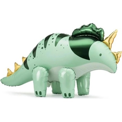 PartyDeco Balónik fóliový Triceratops 101x60,5 cm