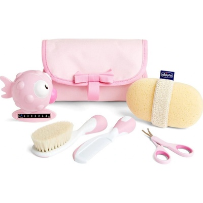 Chicco 5ti dílná sada péče o dítě Růžová