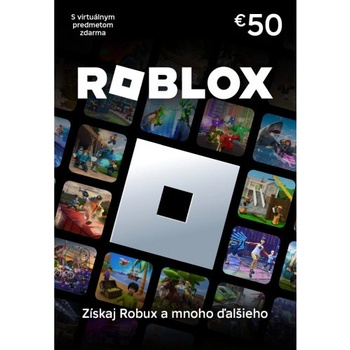 Roblox predplatená karta 50 € SK