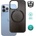 4smarts Carbon Case With UltiMag - удароустойчив кейс с карбоново покритие и MagSafe за iPhone 14 Pro Max (черен)