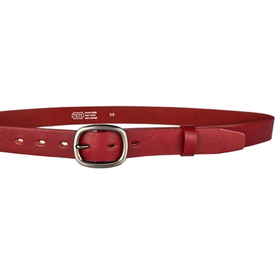 Penny Belts dámský kožený opasek 30-192-93 červený