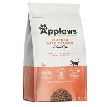 Applaws Adult Cat Chicken with Salmon - Суха храна за котки с 80% пиле и сьомга