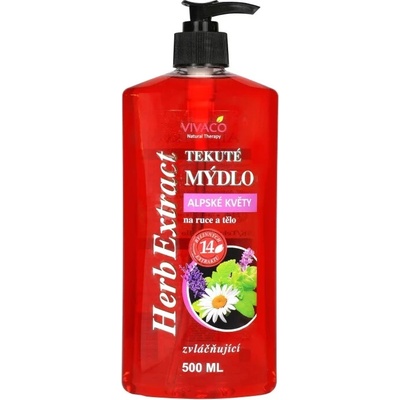 Herb Extract bylinné tekuté mydlo Alpské kvety 500 ml