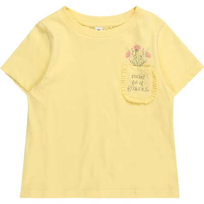 ABOUT YOU Тениска 'Fleur' жълто, размер 110-116