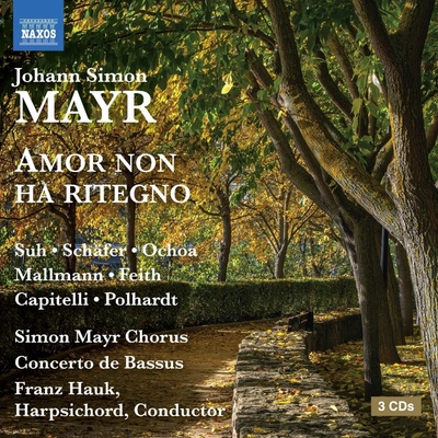 Johann Simon Mayr Amor Non Ha Ritegno Franz Hauk CD