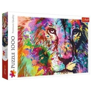 Trefl Puzzle 1000 Colorful lion TREFL