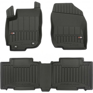 FroGum 3D Гумени стелки Frogum съвместими с Toyota Rav4 2013-2019, 4 части, черни