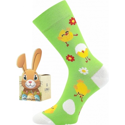 Lonka Deaster ponožky velikonoční motiv kuřátka – Zboží Dáma