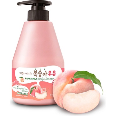 Kwailnara sprchový gel s vůní broskve Peach Milk Body Cleanser 560 ml