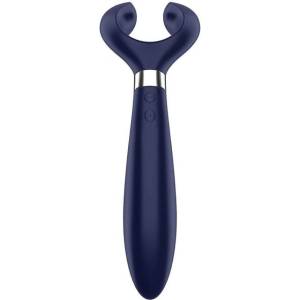 Satisfyer Endless Fun - вибратор за двойки - акумулаторен, водоустойчив - син