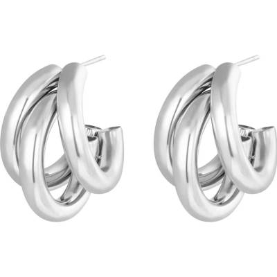 ORNAMENTI Náušnice Triple Hoops silver OOR800027