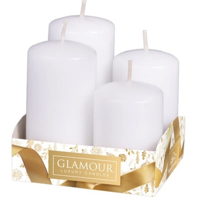 Ceramicus Adventní STUPŇOVITÉ matné d4x6/7/8/9cm 4ks bílé