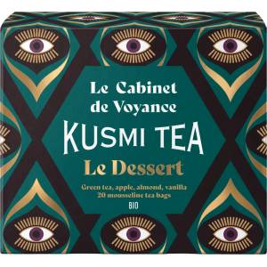 Kusmi Tea Зелен чай LE DESSERT, 20 муселинови торбички, Kusmi Tea (KUSMI21354A1120)