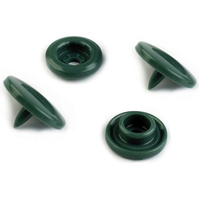 Plastové patentky / stiskací knoflíky vel. 18" Varianta: 15 B31 zelená jedle, Balení: 50 sada – Zbozi.Blesk.cz