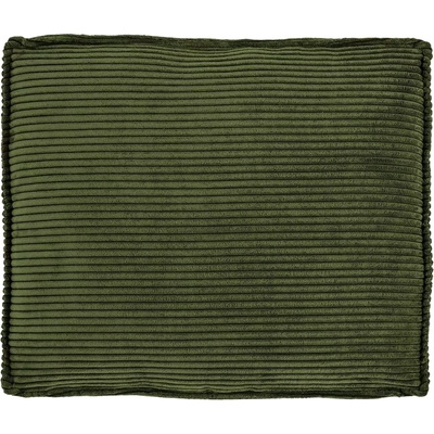 Kave Home Zelený manšestrový polštář Blok 50x60