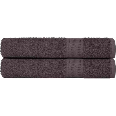 vidaXL Кърпи за сауна FROGN 2 бр. Антрацит 80x200 см 360 г/м2 (136693)