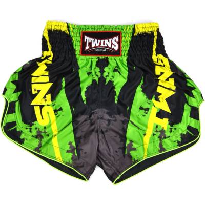 Muay Thai TWINS Special Candy Black Green