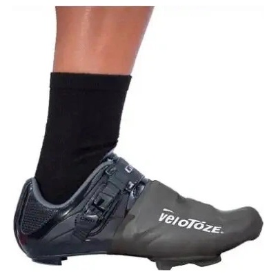 Velotoze Toe Cover Road Latex Trainers Black