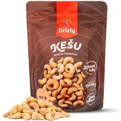 Grizly Kešu Natural premium 250 g