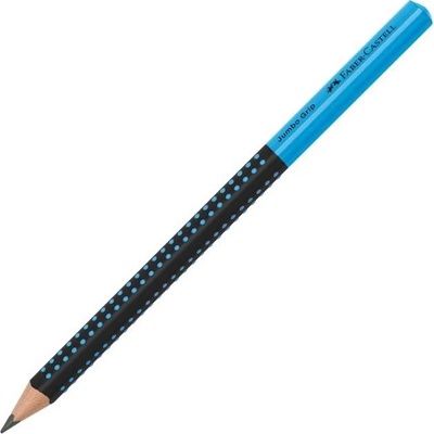 Faber-Castell Grip Jumbo/HB Two Tone čierna/modrá 12ks