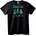 NOONEBRAND Тениска Thug Life с анимационни герои - 2XL, Black