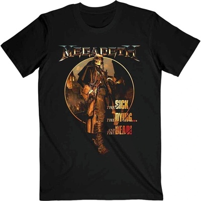 Megadeth The Sick, The Dying … And the Dead Circle Album Art Black S Риза (MEGATS18MB01)