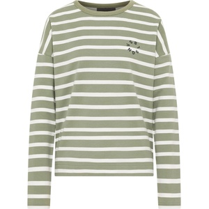 ELBSAND Дамски пуловер ELBSAND Women's Elva Jumper - Green Leaf / Cloud White (117-3699-0414)