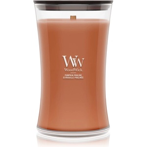 WoodWick Pumpkin Praline ароматна свещ с дървен фитил 610 гр