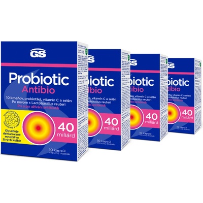 GS Probiotic Antibio 4 × 10 kapsúl