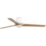 Faro Barcelona Faro 338381s-led димируем вентилатор heywood tub l 10w/230v cct Ø 132 см дърво/бяло + дистанционно управление (fa338381s)
